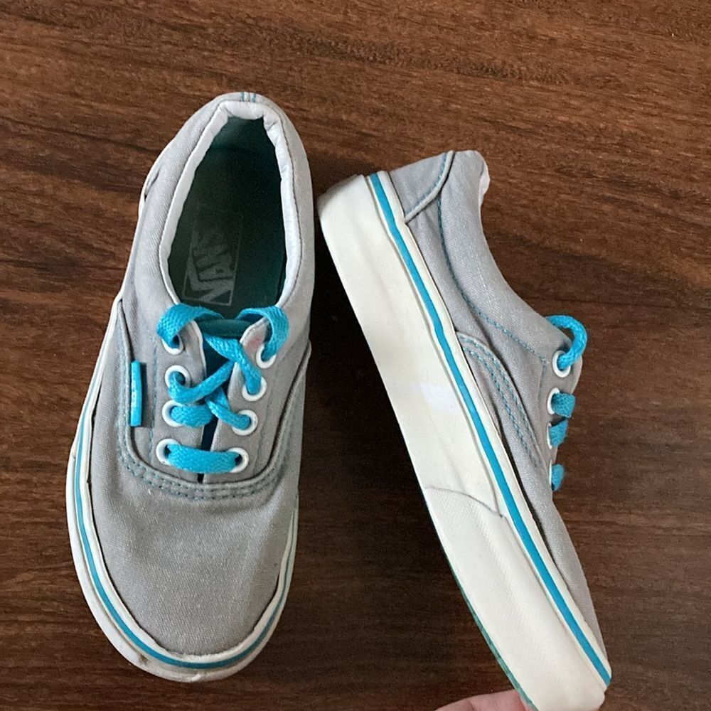 Vans Gray Kids Sneakers sz 11